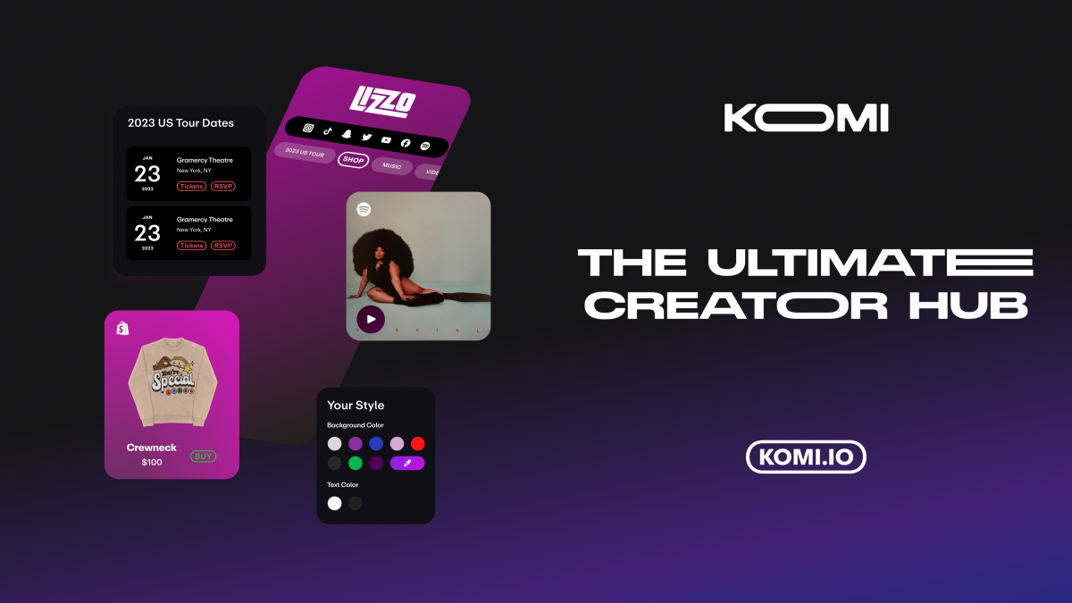 Komi, una herramienta de página de destino para creadores de contenido, recauda una ronda inicial de $ 5 millones