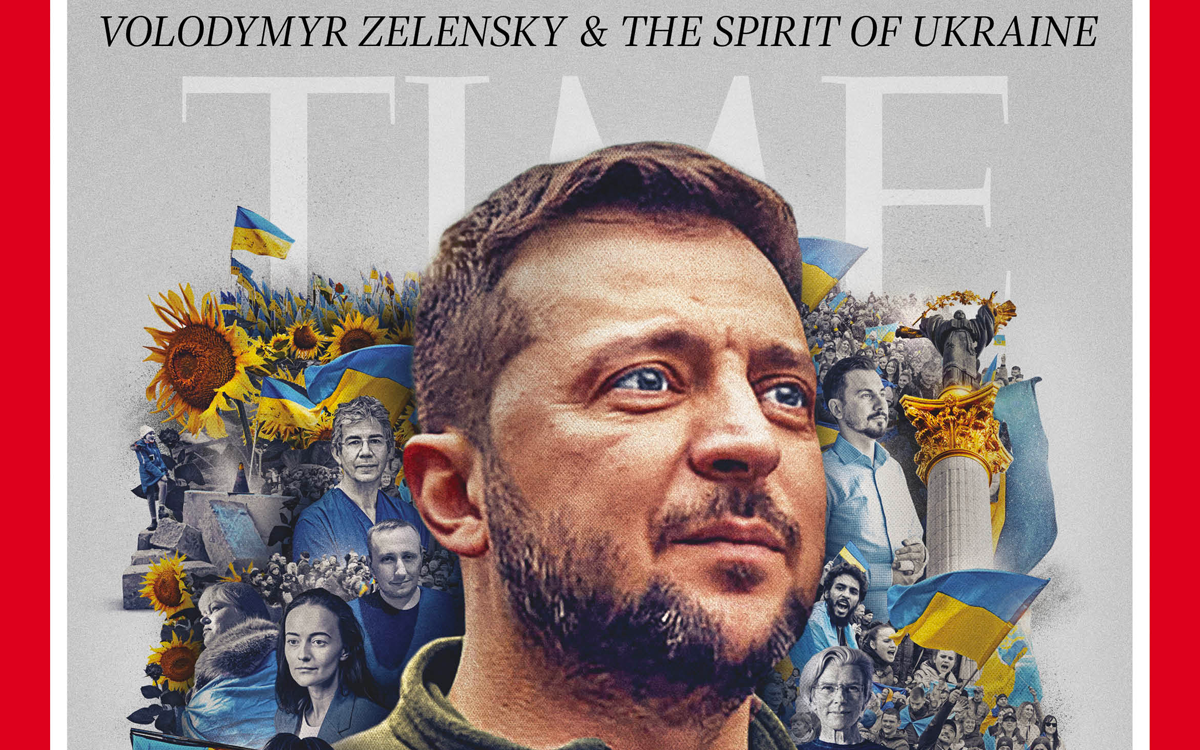 Kremlin tacha de “rusófoba” elección de Zelenski como persona de año en Time