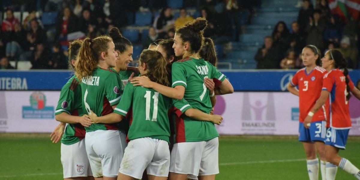La selección de Euskadi femenina golea a Chile