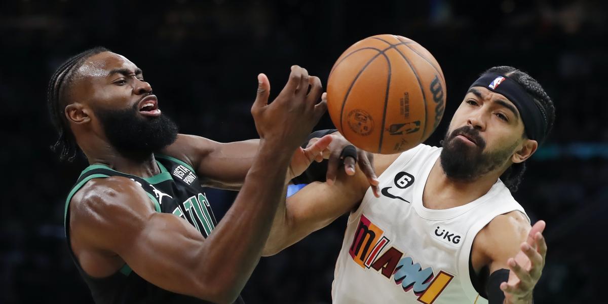 Los Heat frenan la euforia de los Celtics pese a la barbaridad final de Brown