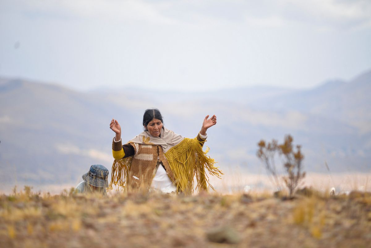Los rezos desesperados para terminar con la sequía en Los Andes
