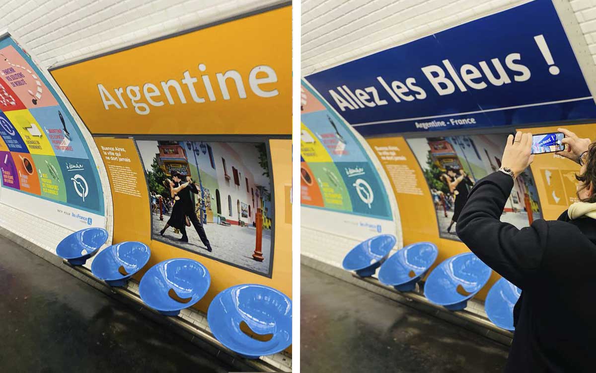 Metro de París cambia el nombre de la estación ‘Argentina’