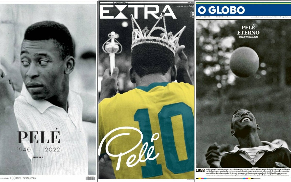 Pelé acapara portadas de la prensa brasileña