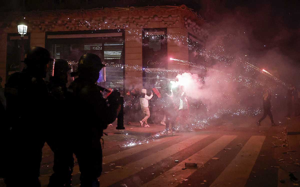 Qatar 2022: Decenas de detenidos en Francia y Bélgica por disturbios tras triunfo de Marruecos