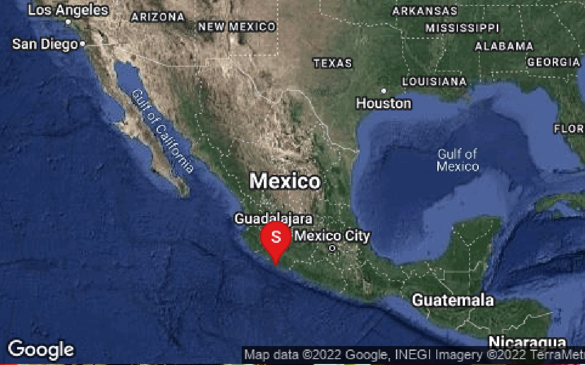 Reportan sismo de magnitud 5.0 en Coalcoman, Michoacán