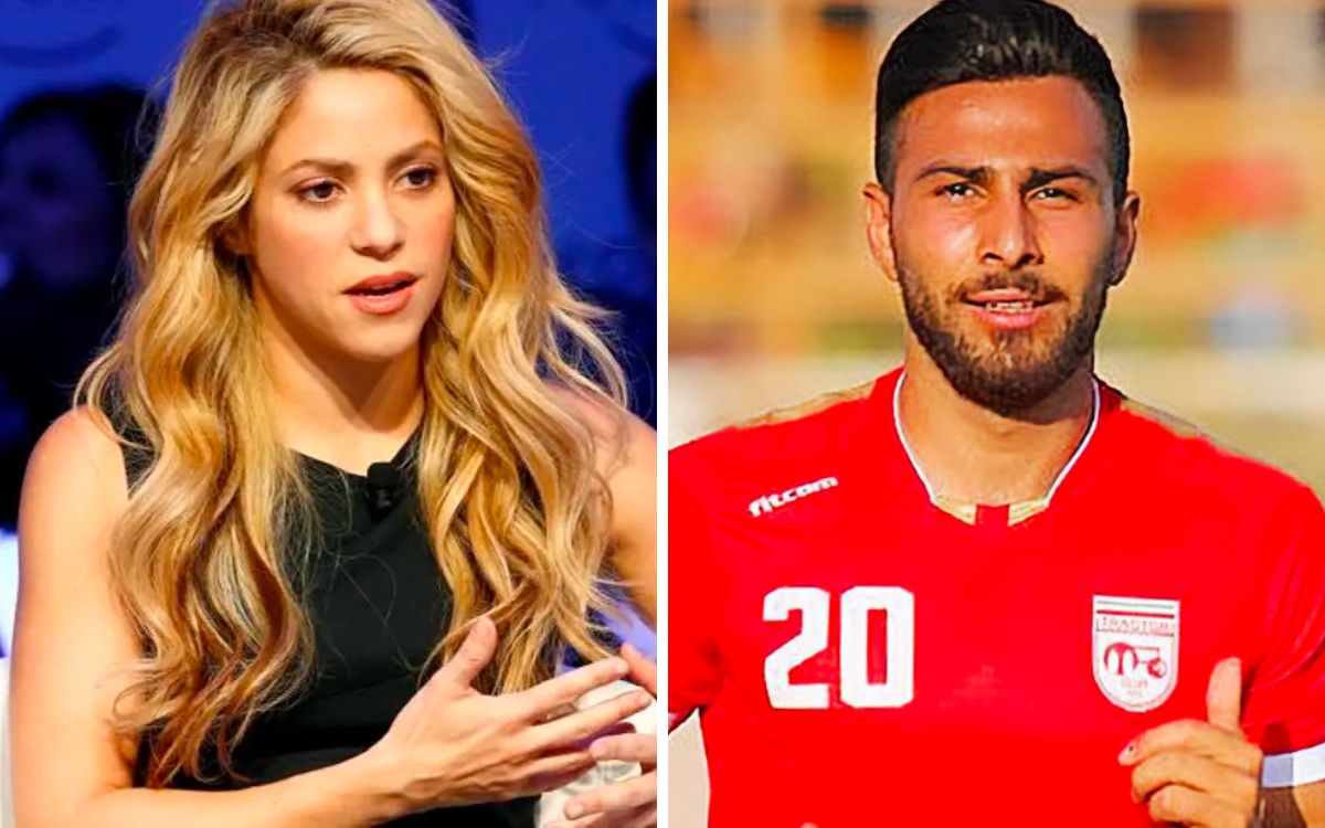 Shakira defiende a jugador iraní condenado a muerte