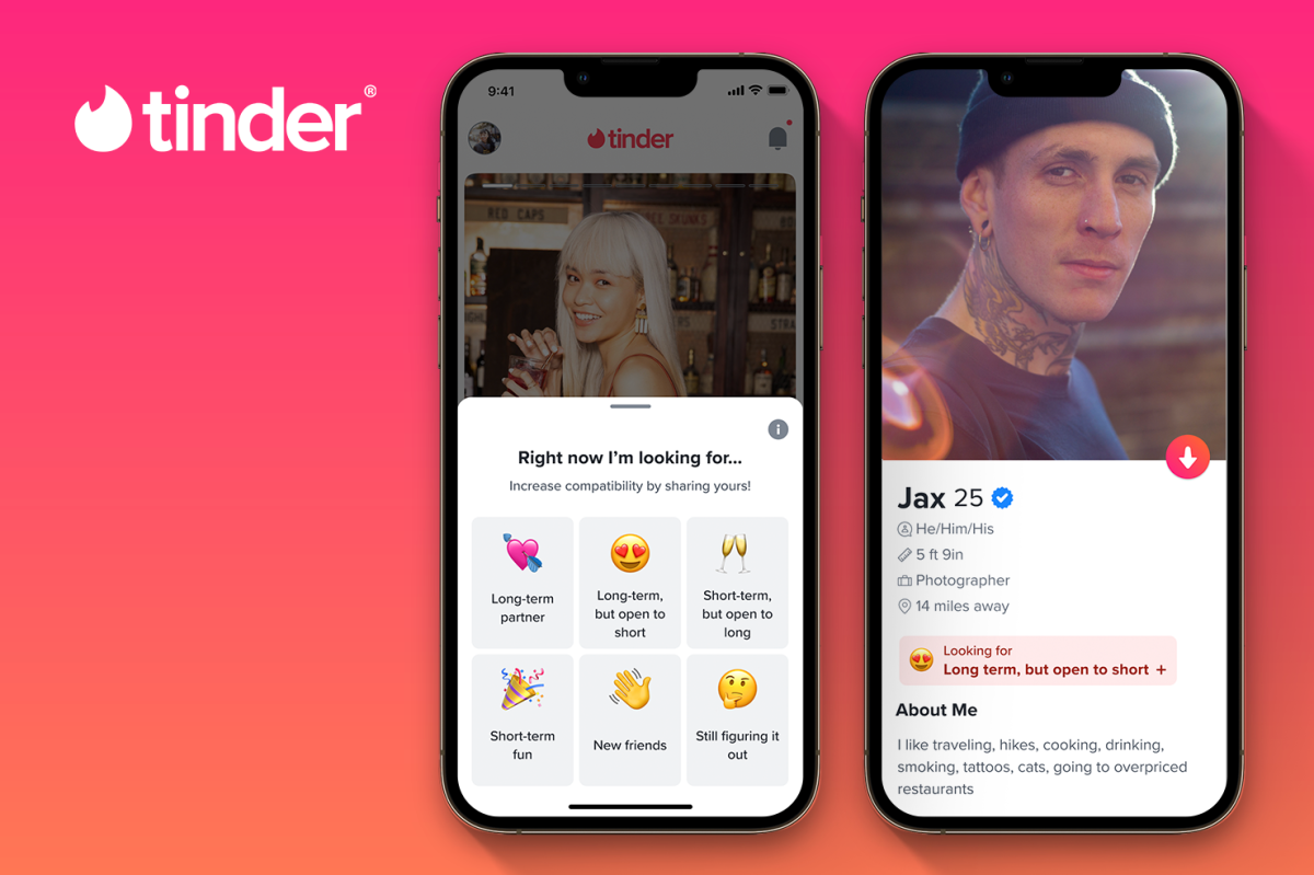 Tinder lanza ‘Relationship Goals’ para seguir los pasos de la aplicación de citas hermana Hinge