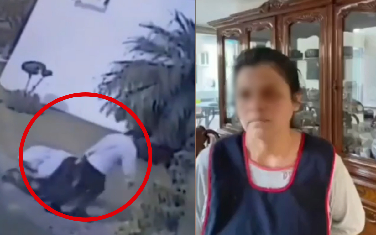 Trabajadora doméstica roba caja fuerte con más de 1 mdp en Lomas de Angelópolis | Video