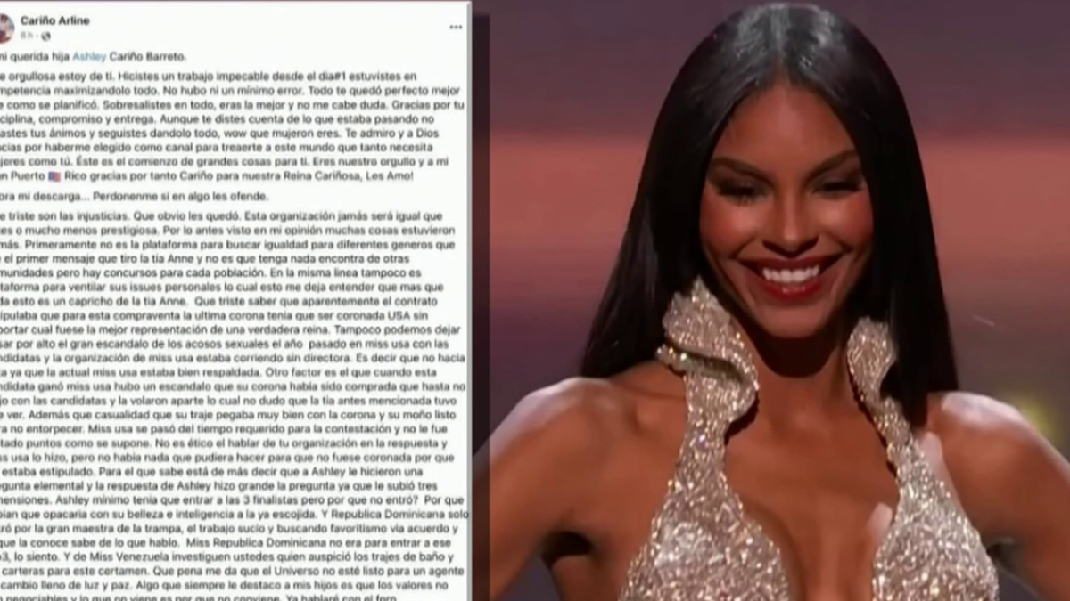 Madre de la señorita Puerto Rico arremete contra Miss Universo