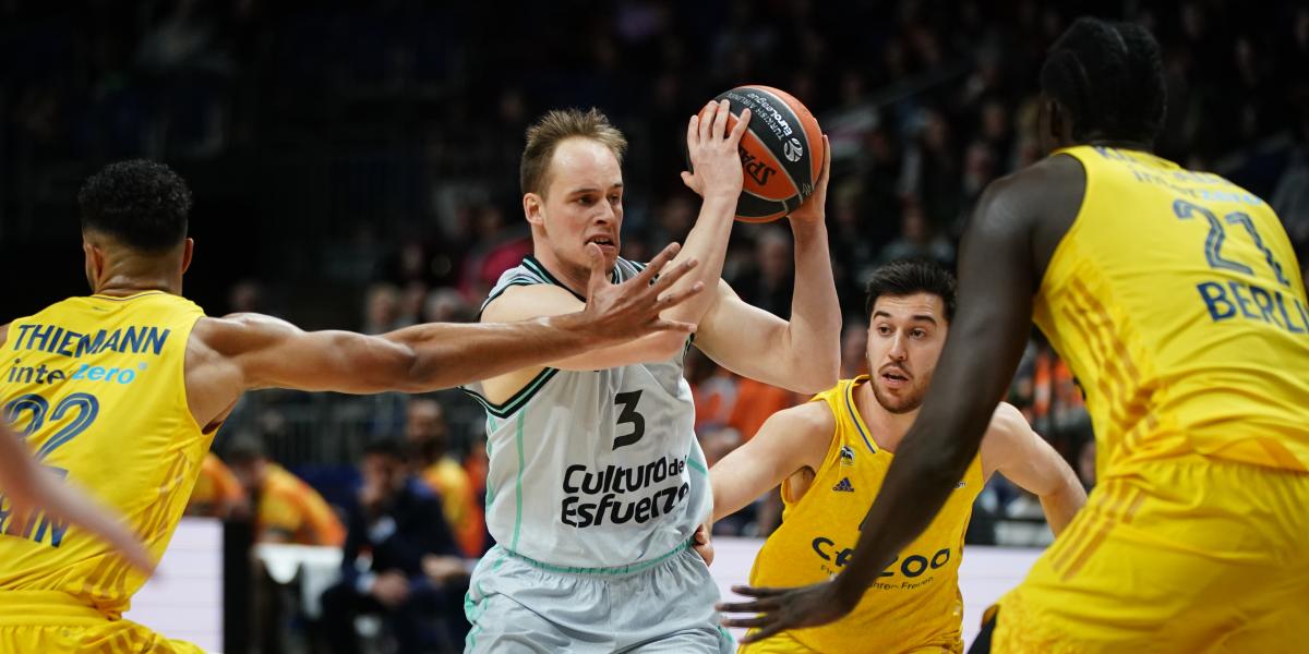 88-94: El Valencia Basket no se frena en Berlín