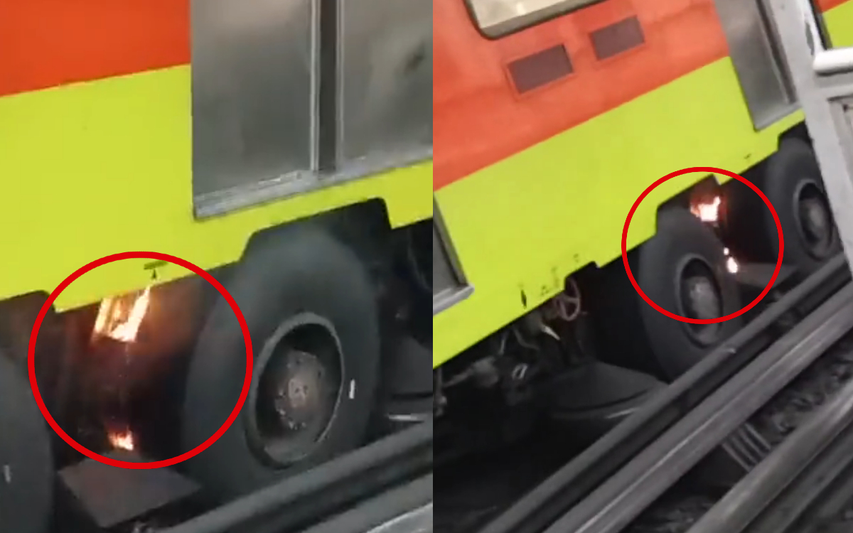 Ahora se registra incendio en tren de la Línea 3 del Metro CDMX | Video