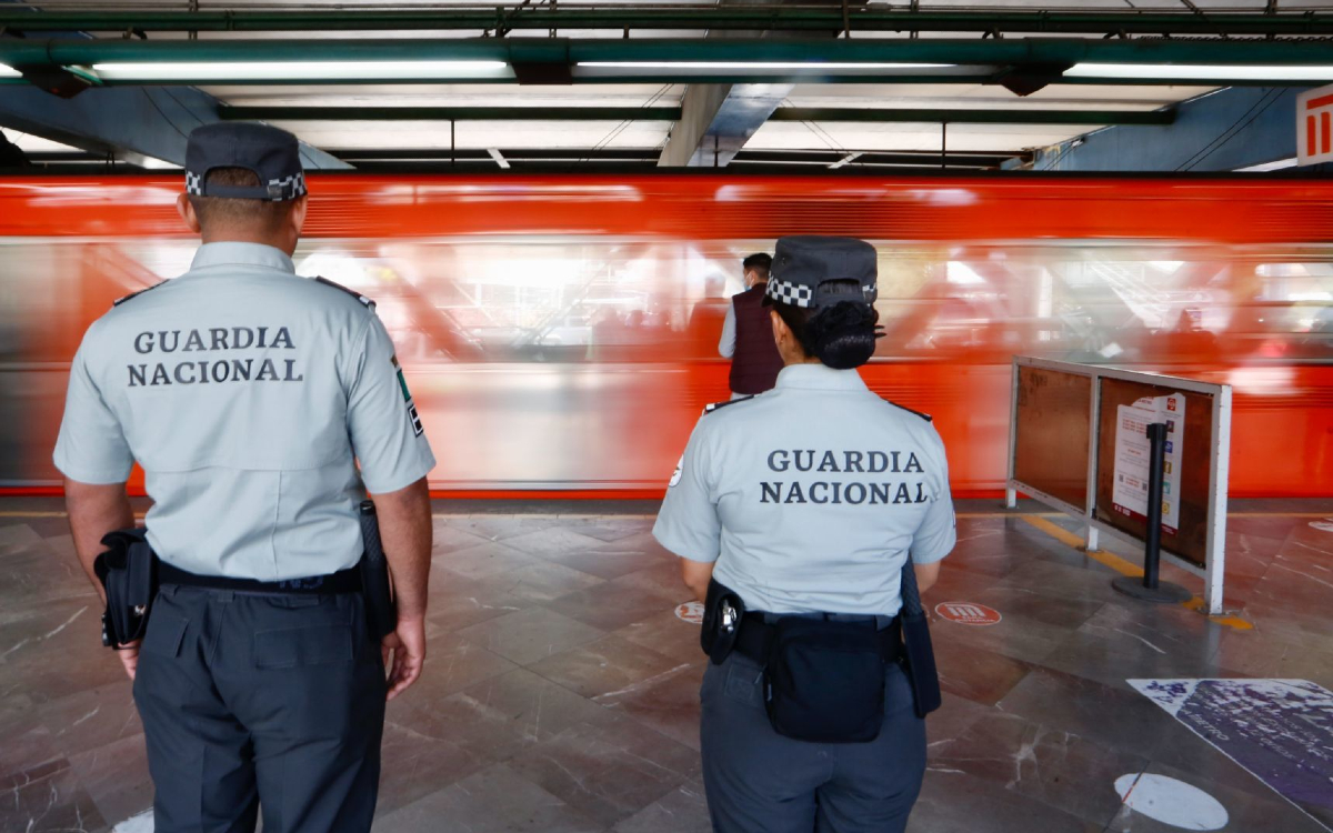 Amnistía Internacional condena presencia de Guardia Nacional en Metro de la CDMX