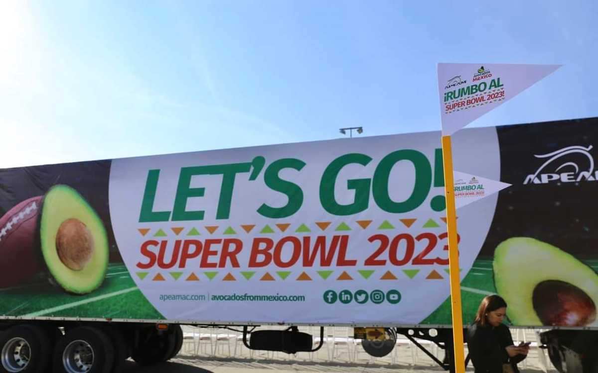 Anota Touch Down Michoacán en el Super Bowl con aguacate mexicano