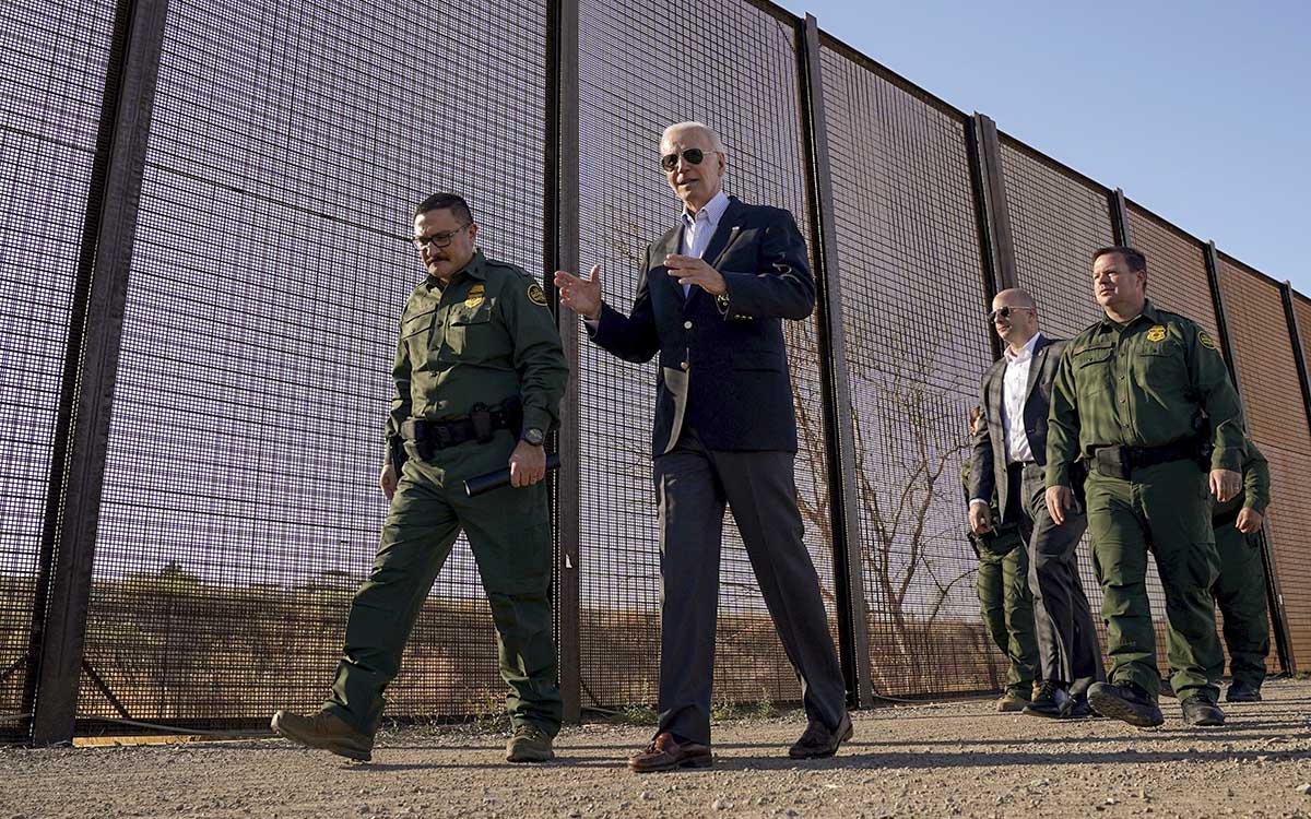 Así fue la visita de Biden a la frontera con México