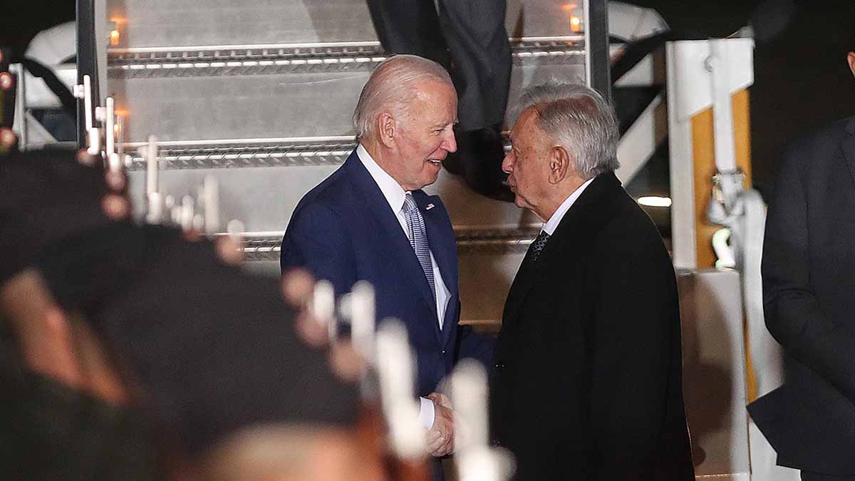 Biden ya está en México para la cumbre con López Obrador y Trudeau