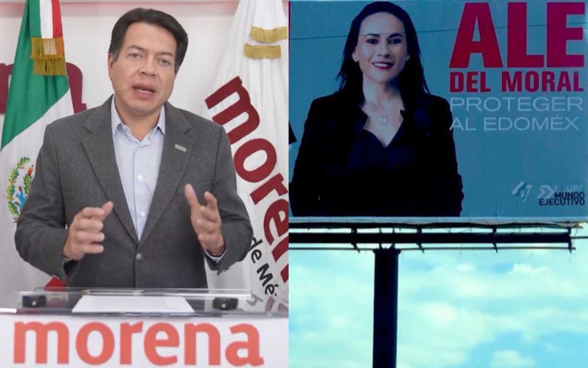 Denuncia Morena campaña de espectaculares a favor de Alejandra del Moral