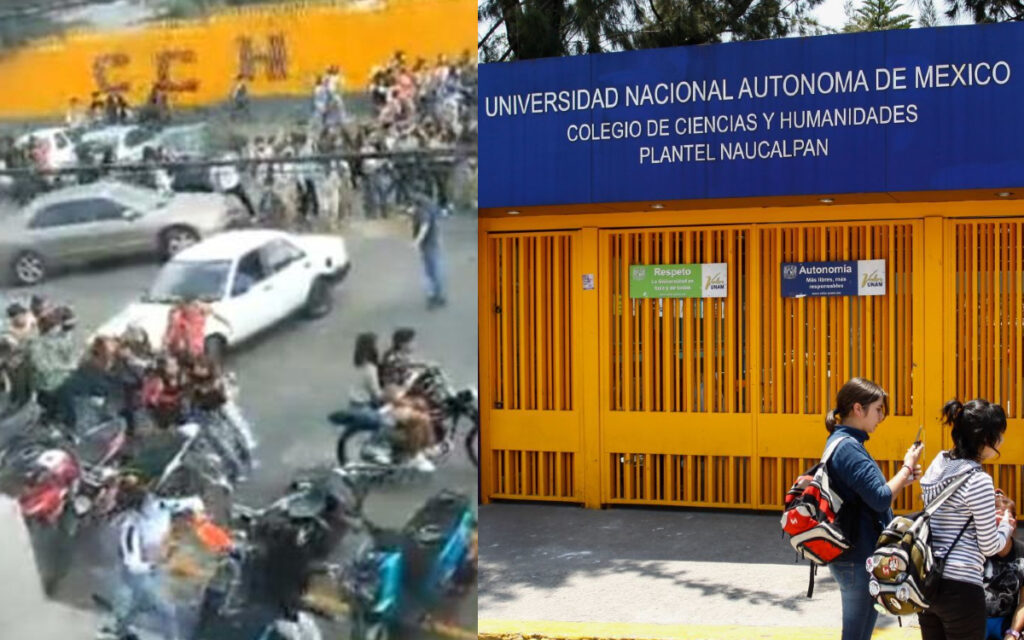 Desalojan CCH Naucalpan por ataques con petardos | Videos