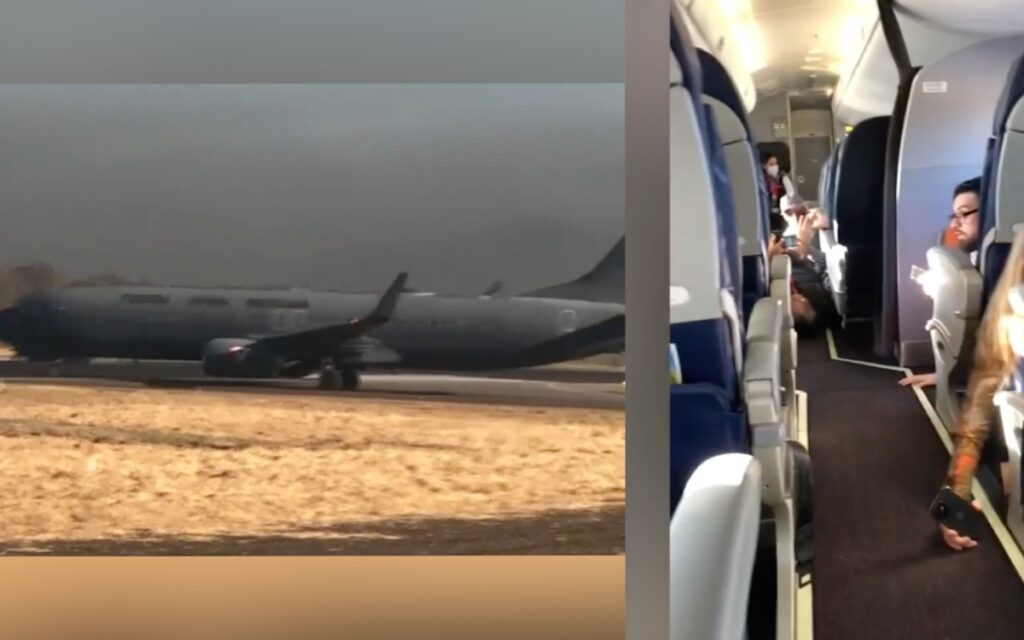 'Es un avión de ataque, papá': niño en avión de Aeroméxico atrapado durante enfrentamiento en Culiacán | Videos