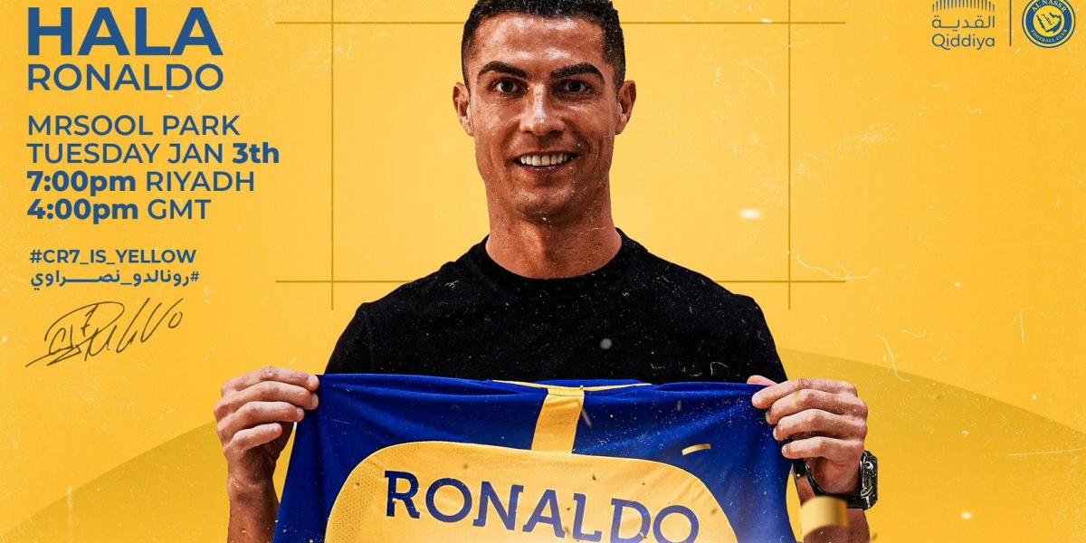 Este martes, puesta de largo de Cristiano con el Al Nassr