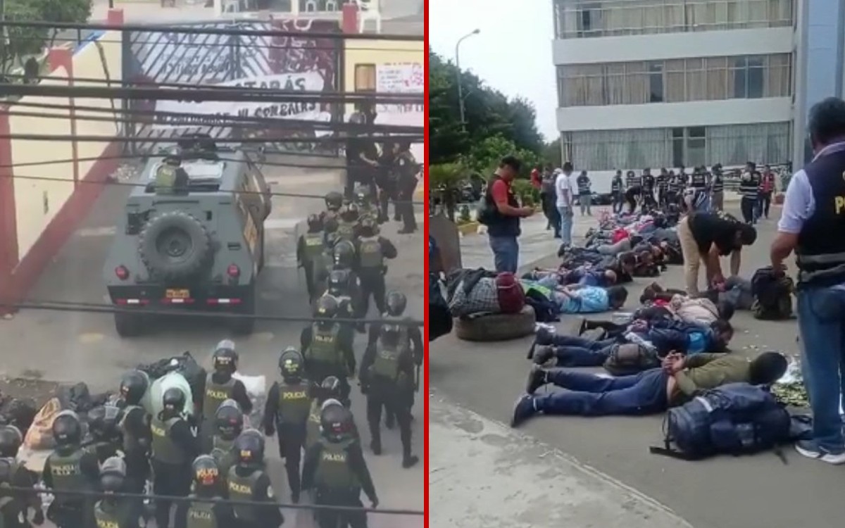 Fiscalía de Perú investiga uso de tanques para irrumpir en Universidad | Video
