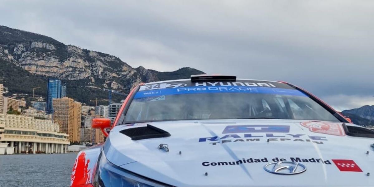 Gran podio de Pepe López y Borja Rozada en Montecarlo en WRC2
