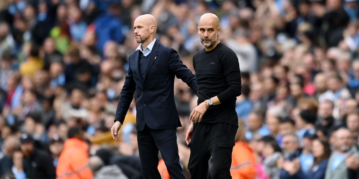 Guardiola reta la tremenda racha de Ten Hag en el United