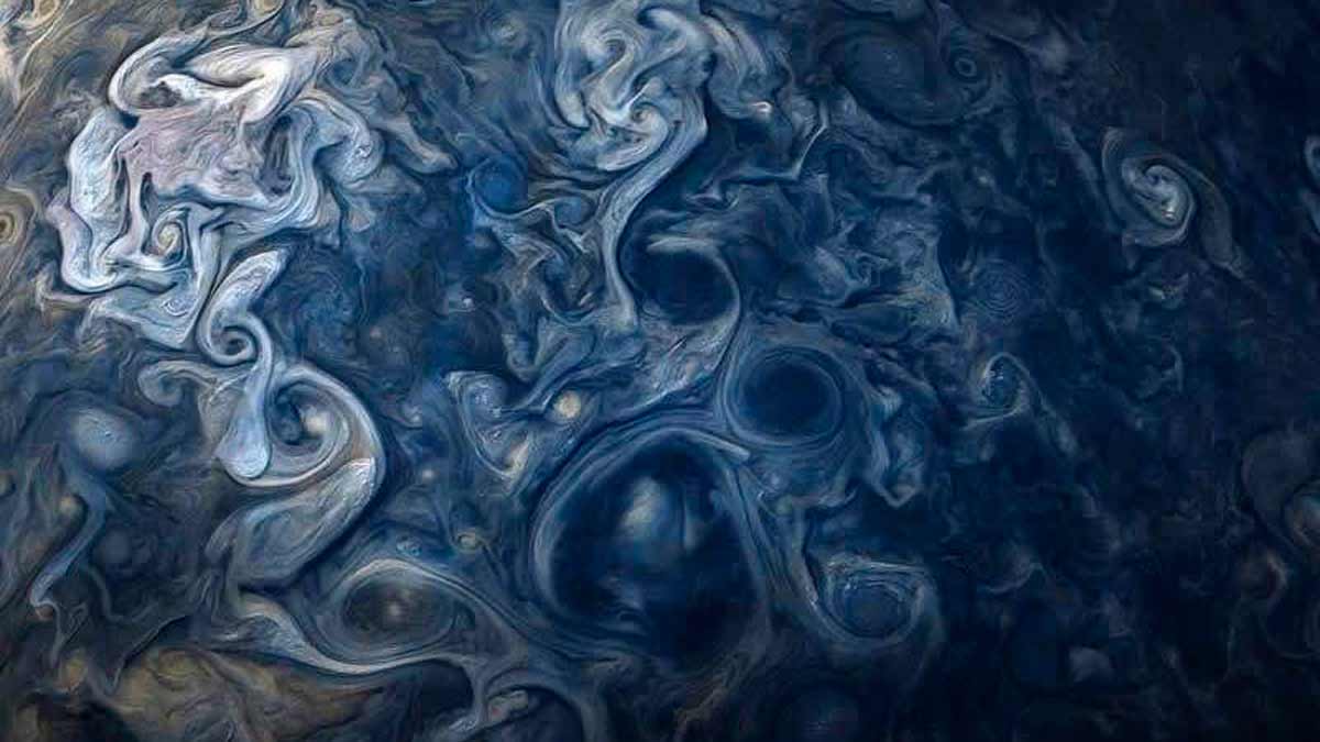 Júpiter y su gran parecido al cuadro “La noche estrellada” de Van Gogh