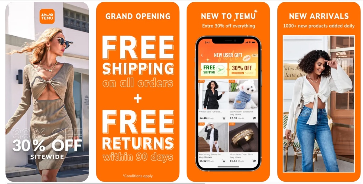 La aplicación de compras Temu está utilizando la estrategia de TikTok para mantener su puesto número 1 en la App Store
