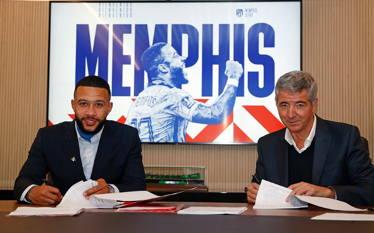 LaLiga: ¡Oficial! Memphis Depay ficha por Atlético de Madrid hasta 2025 | Video