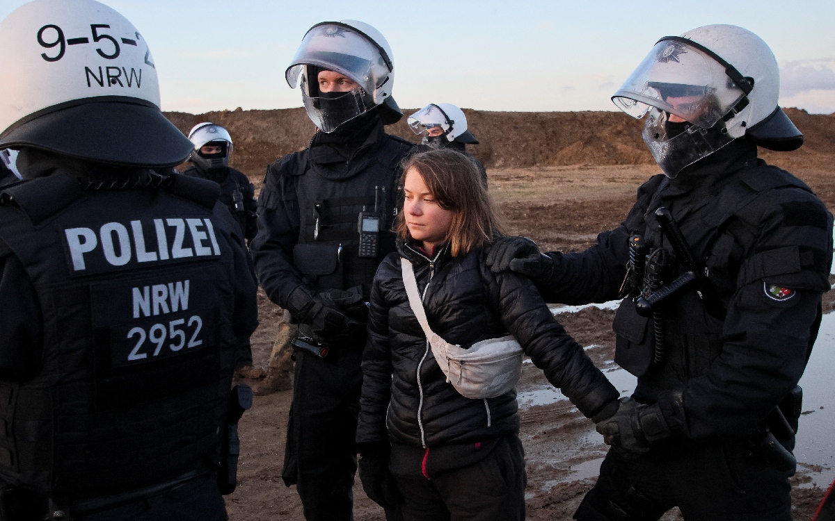 Liberan a Greta Thunberg, tras detención en protesta en Alemania