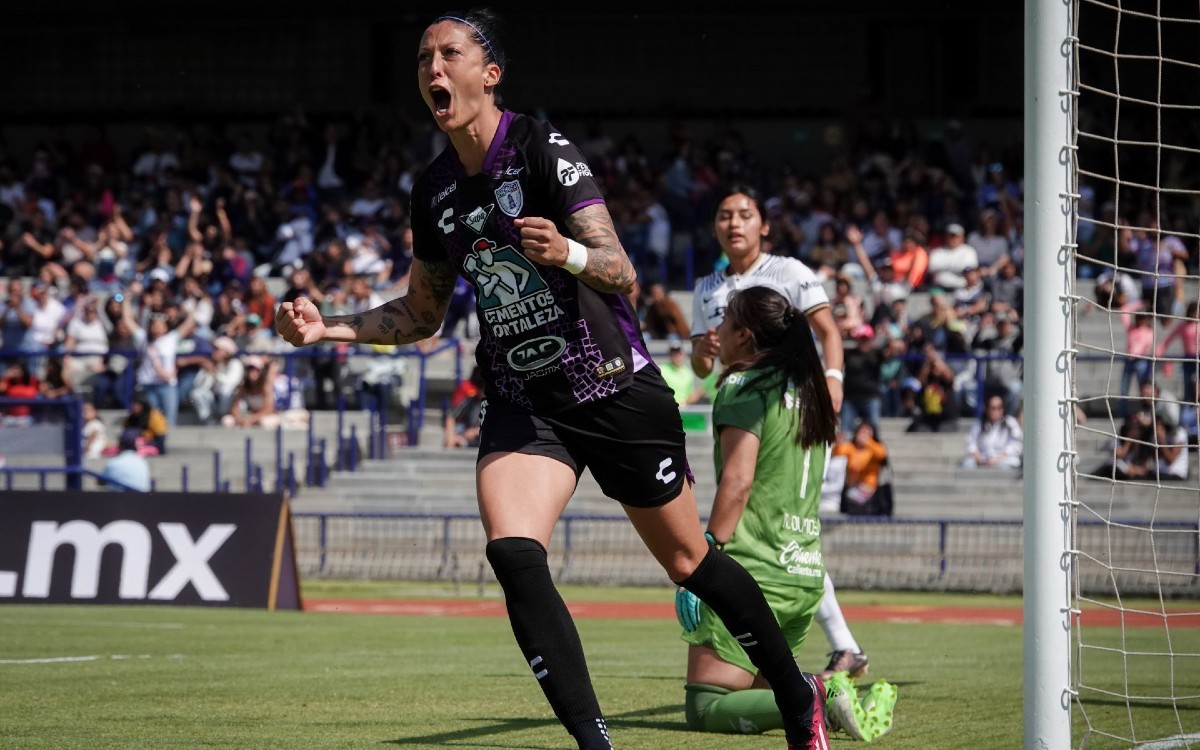 Liga MX Femenil: Jennifer Hermoso anota un doblete en la victoria de Pachuca sobre Pumas
