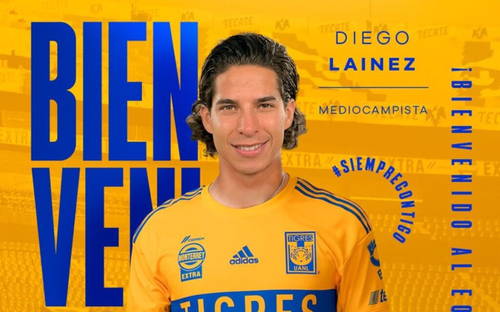 Llega Diego Lainez para "reforzar" a Tigres de la UANL | Video