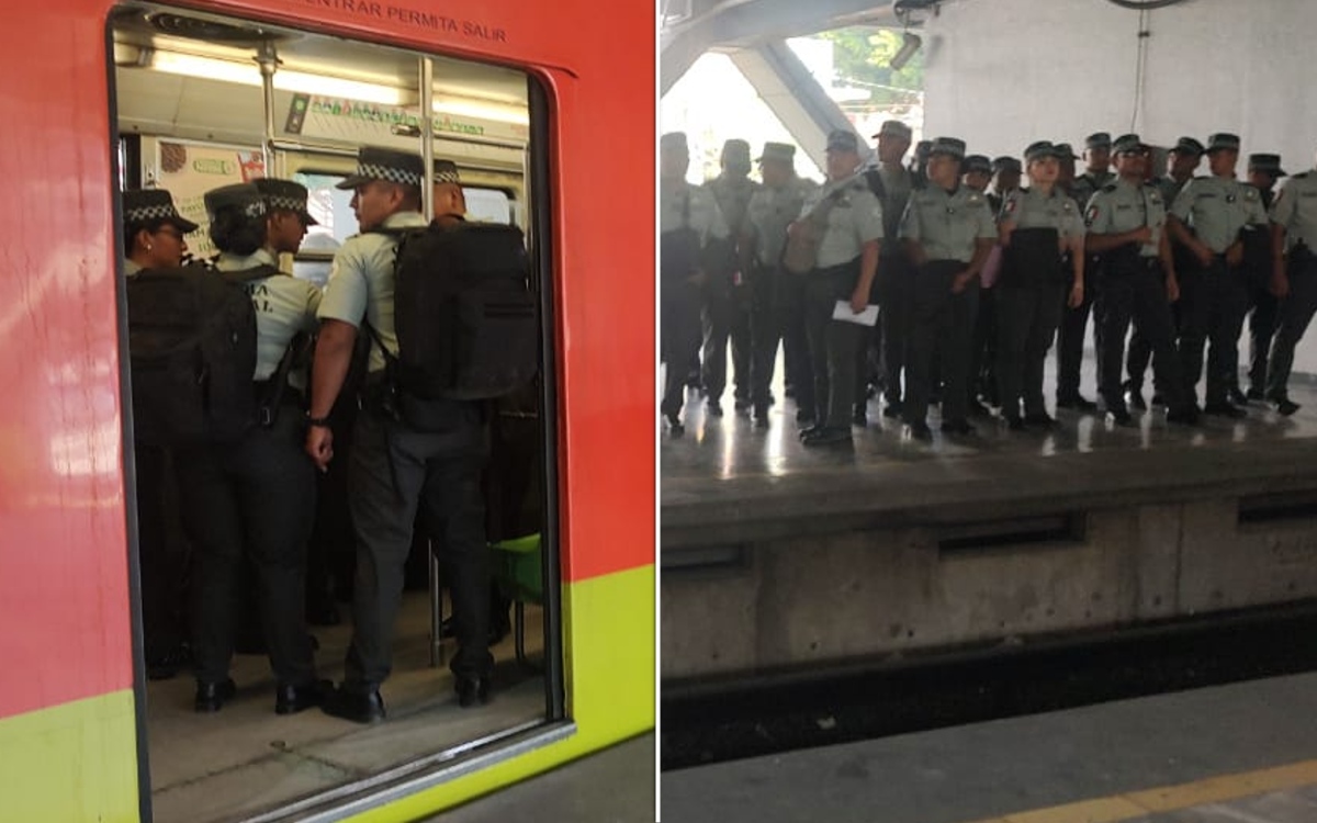 Llega Guardia Nacional al Metro de CDMX | Fotos