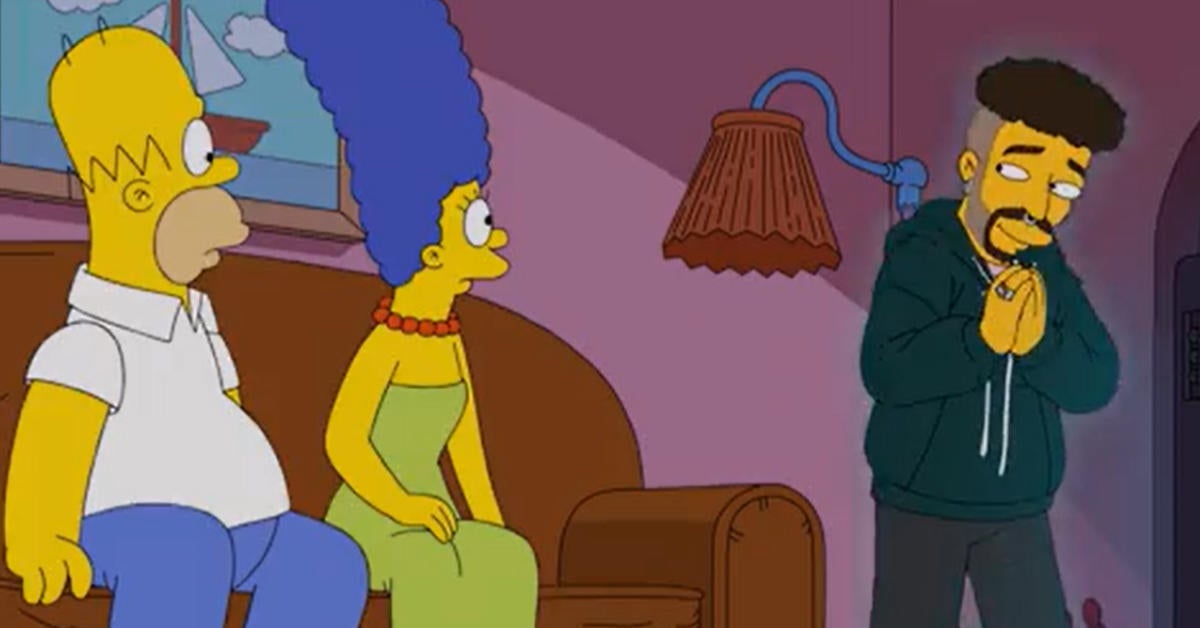 Los Simpson extrañamente predijeron que Bad Bunny destruiría los teléfonos de los fans
