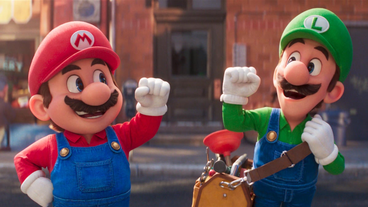 Los nuevos personajes familiares de la película Super Mario Bros. fueron diseñados por Nintendo