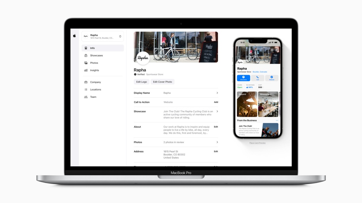 Los listados de negocios de Apple Maps están a punto de volverse más detallados con el lanzamiento de ‘Apple Business Connect’