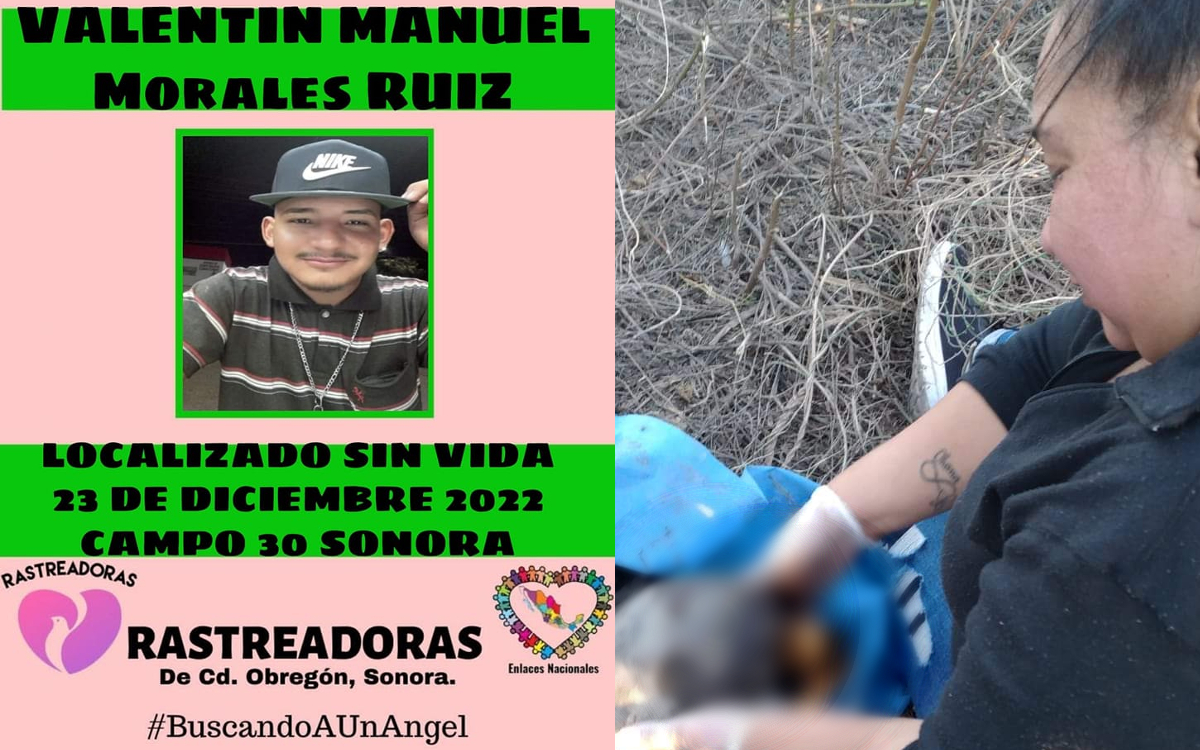 Madre buscadora encuentra a su hijo sin vida tras cuatro años desaparecido | Sonora