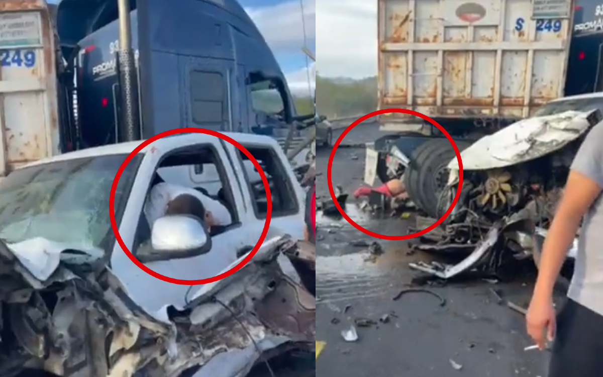 Michoacán. Choque entre tráiler y camioneta deja 2 muertos en autopista Siglo XXI | Video