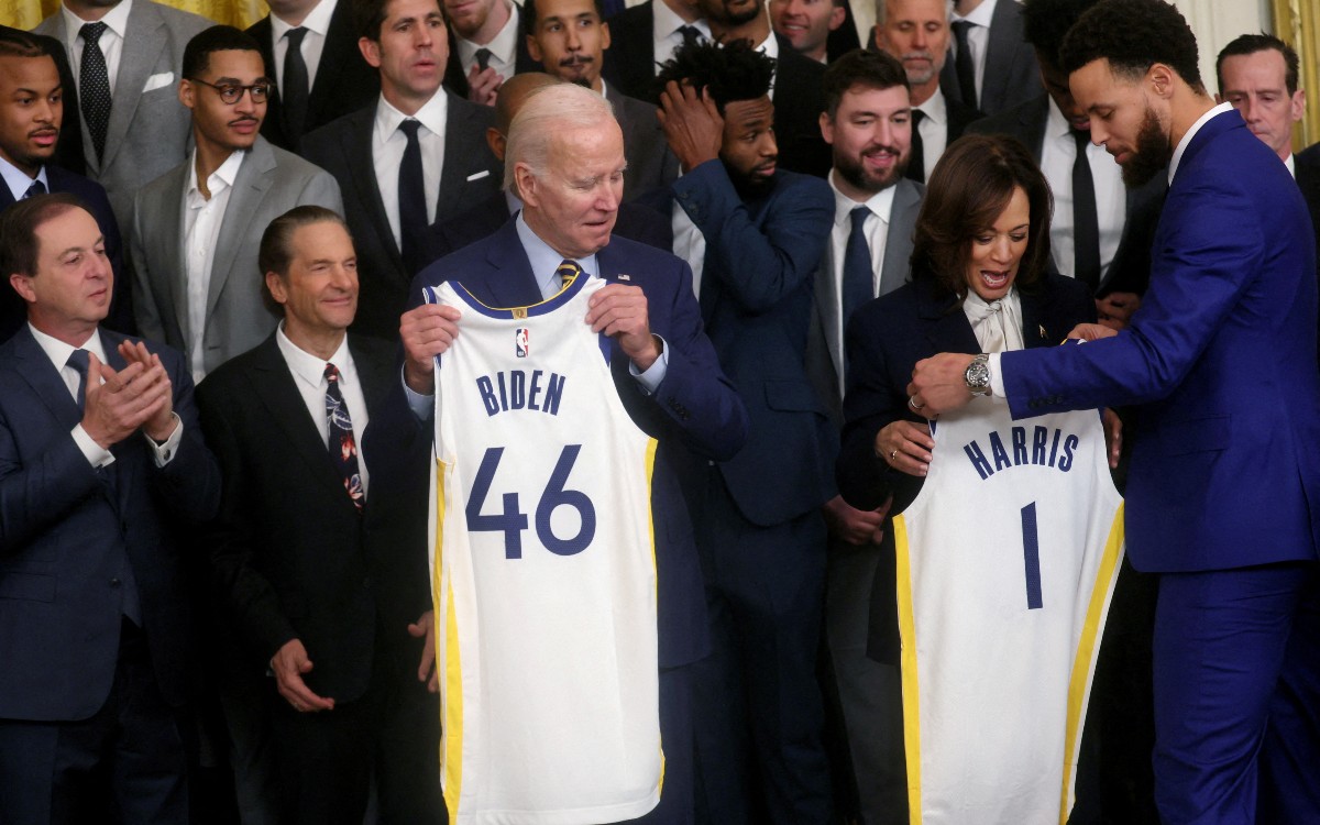NBA: Recibe Joe Biden a Warriors de Golden State en la Casa Blanca | Video
