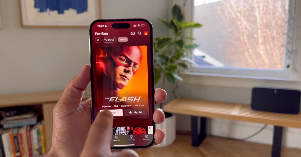 Netflix refresca su app para iPhone con un diseño más fluido