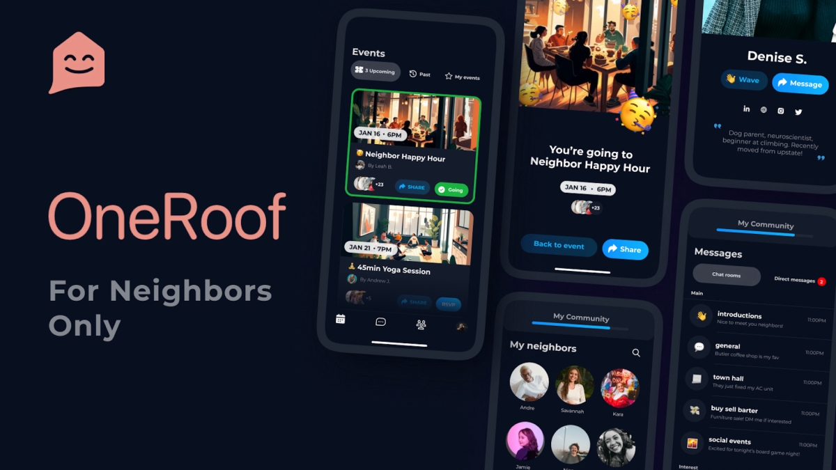 OneRoof obtiene fondos para ayudar a los habitantes de apartamentos a sentirse cómodos con sus vecinos