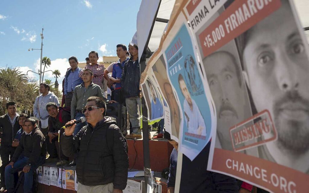 Organizaciones indígenas de Chiapas exigen aparición de Ricardo Lagunes y Antonio Díaz