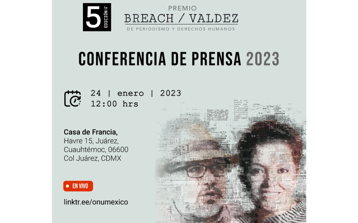 Quinta edición Premio Breach / Valdez de Periodismo y Derechos Humanos 2023
