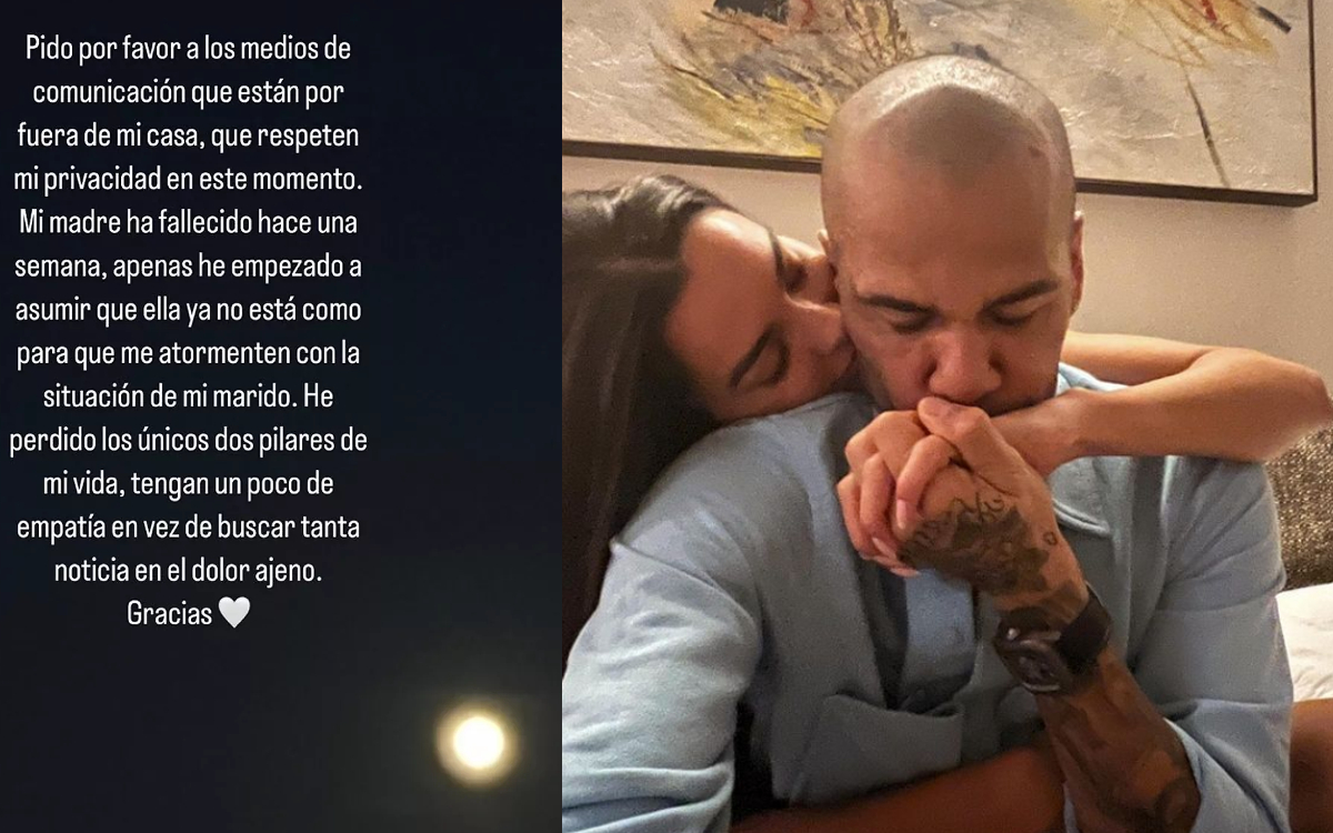 'Respeten mi privacidad': Joana Sanz, esposa de Dani Alves rompe el silencio tras arresto