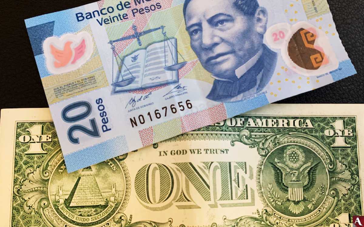 Se fortalece moneda mexicana: cierra en 18.94 pesos por dólar, su mejor nivel desde 2020