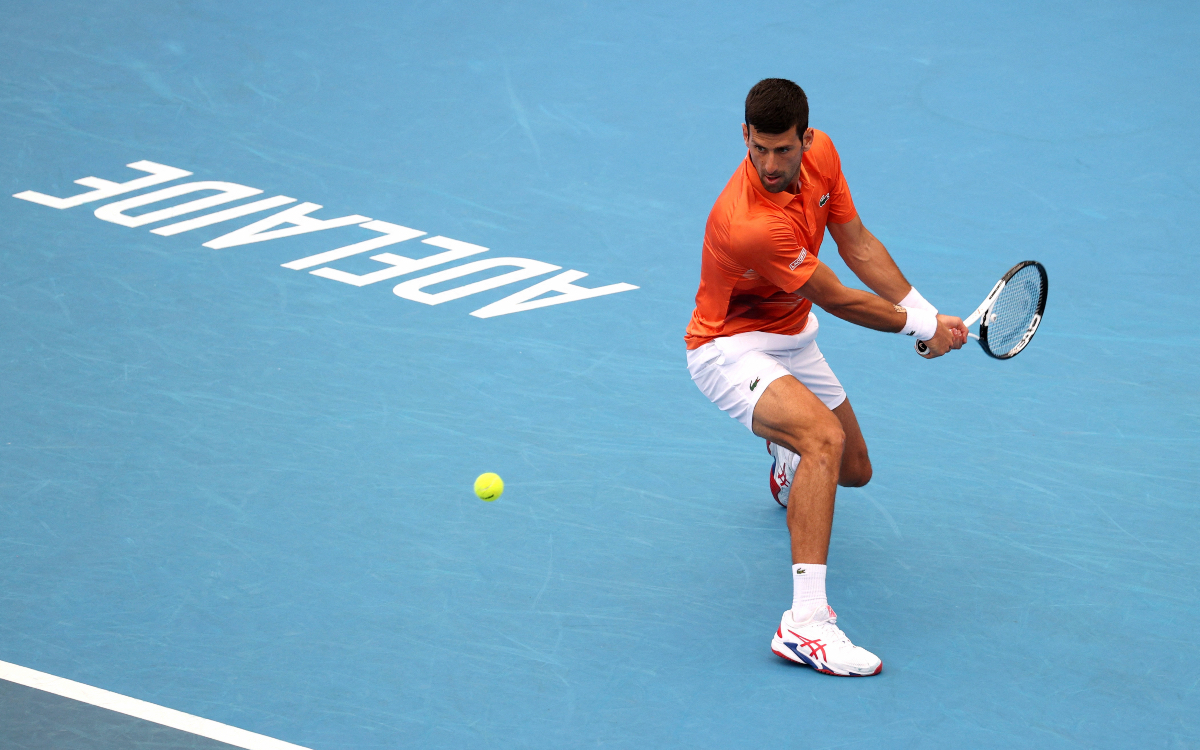 Tenis: Djokovic se impone en Adelaide a pesar de susto contra Halys