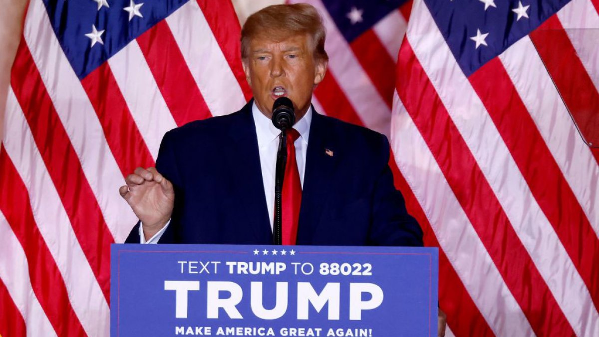 Trump inicia su campaña electoral para volver a la Casa Blanca