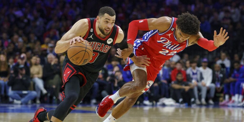 Zach LaVine machaca a los Sixers con un récord de triples de Curry