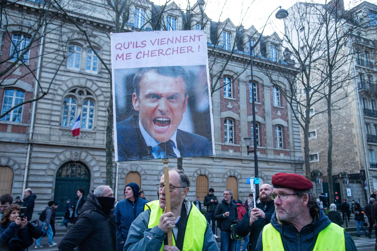 500,000 franceses protestan en París por reforma a pensiones