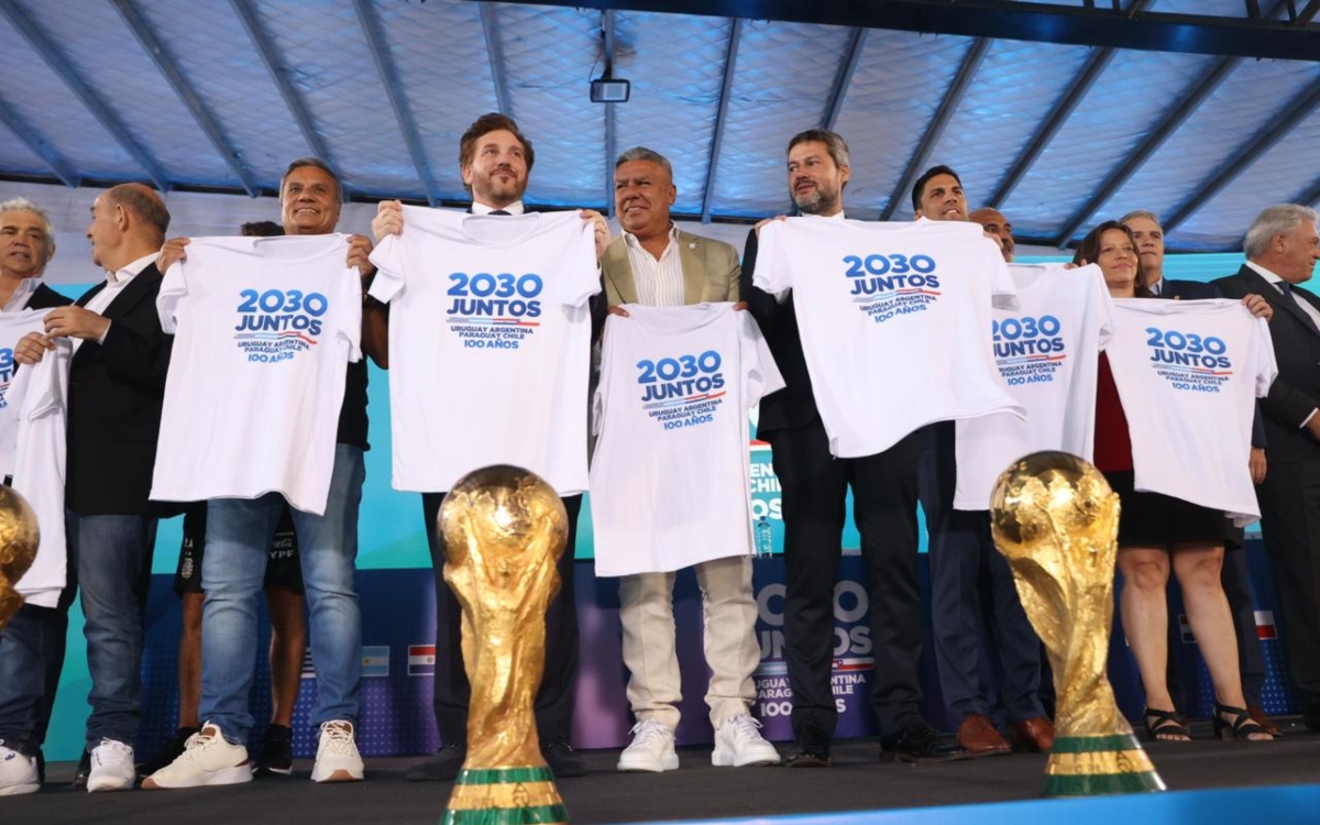 Argentina, Chile, Paraguay y Uruguay hacen oficial su candidatura para el Mundial 2030